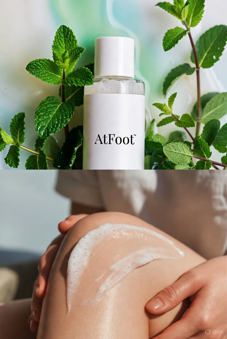 Применение AtFoot на колене